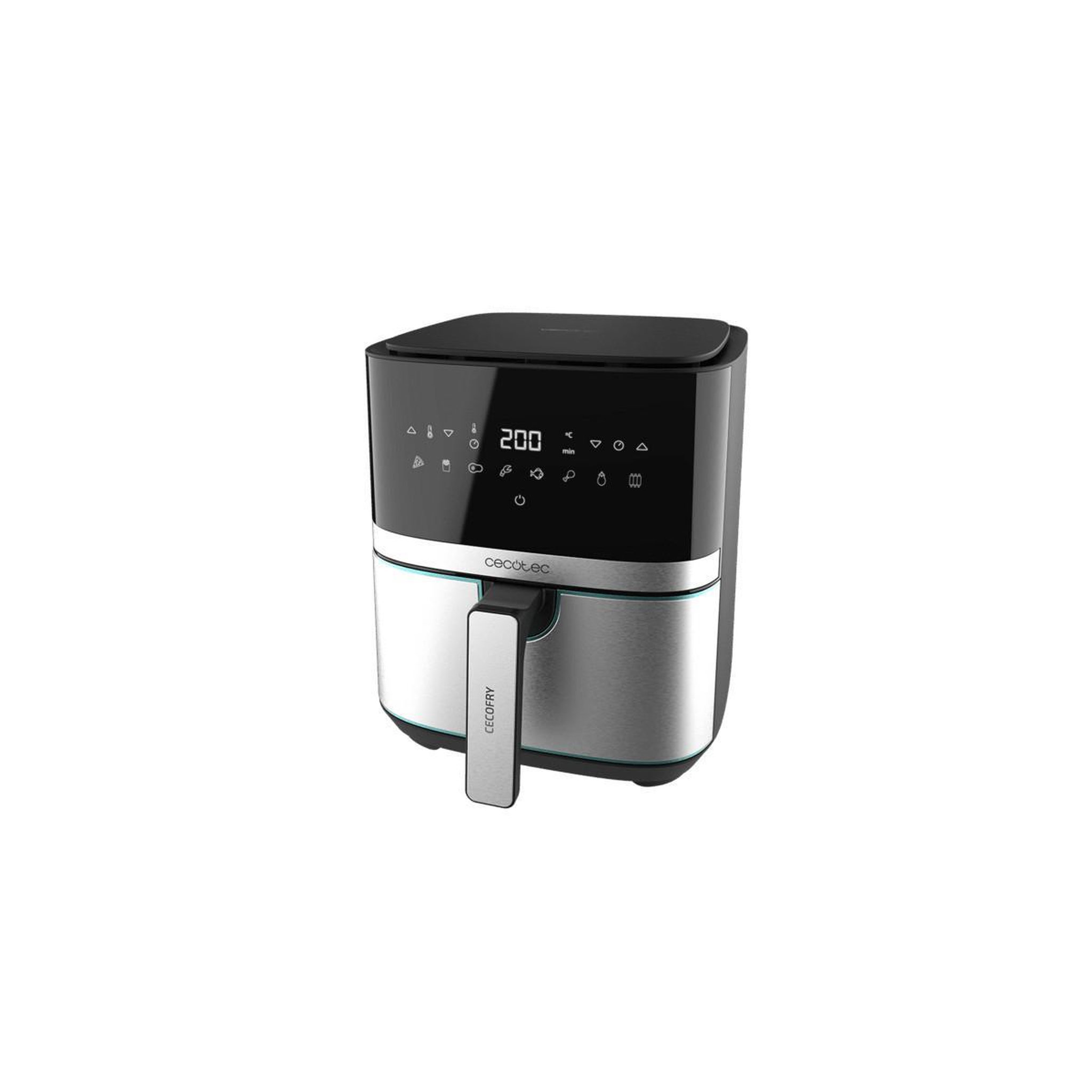 Voir la diapositive 3 : CECOTEC Cecotec 03317 friteuse simple 5,5 l indépendante 1700 w friteuse à air chaud noir acier inoxydable