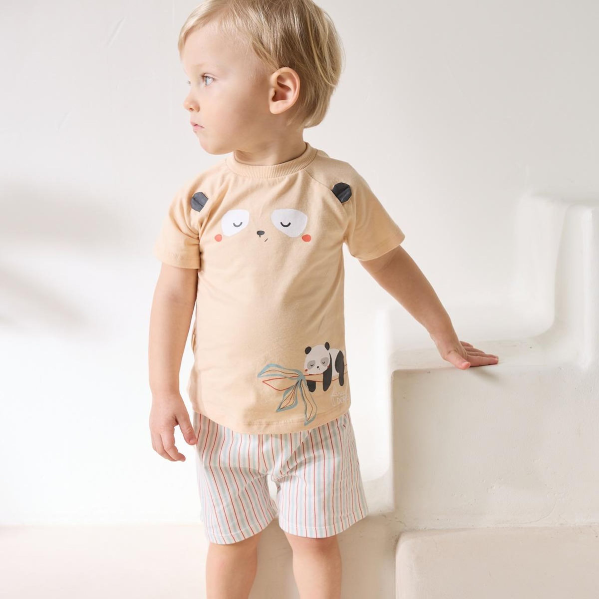 Petit Béguin Pyjama short enfant 2 pièces Bento