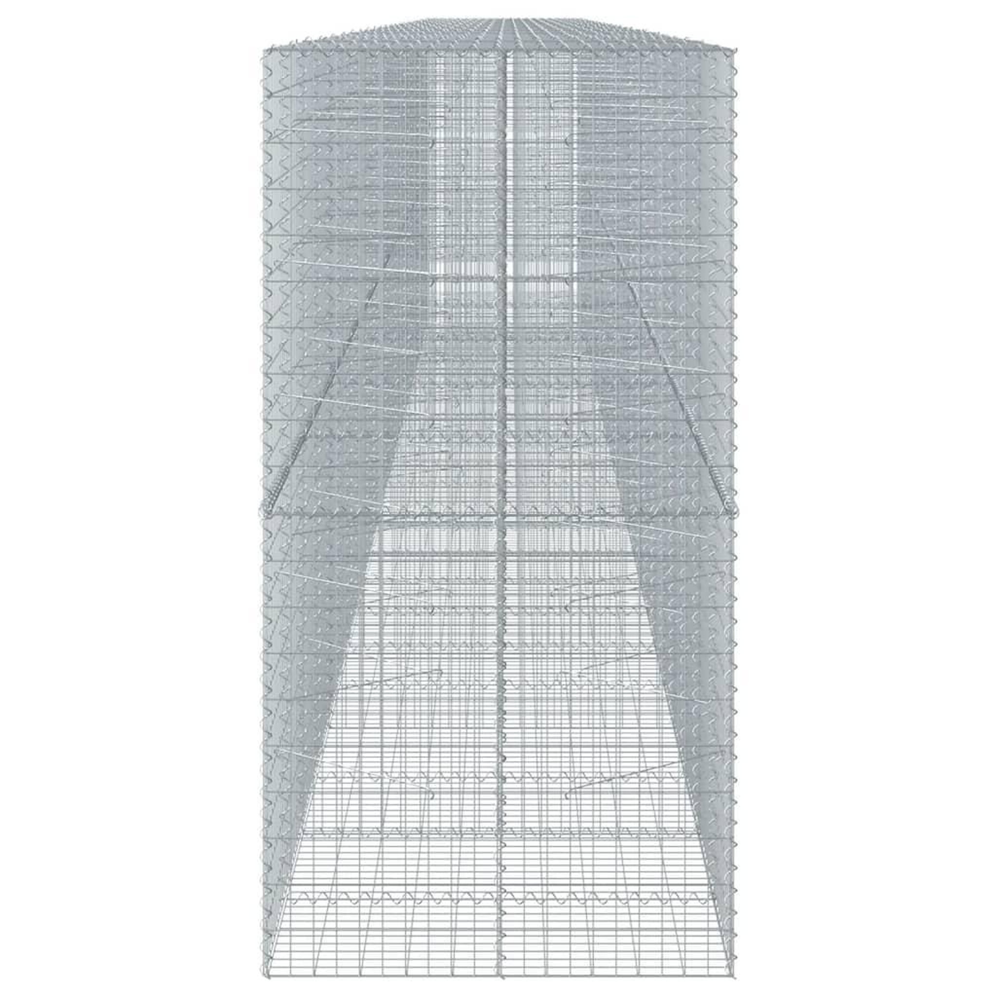 Voir la diapositive 4 : VIDAXL Panier gabion avec couvercle 1200x100x200 cm fer galvanise