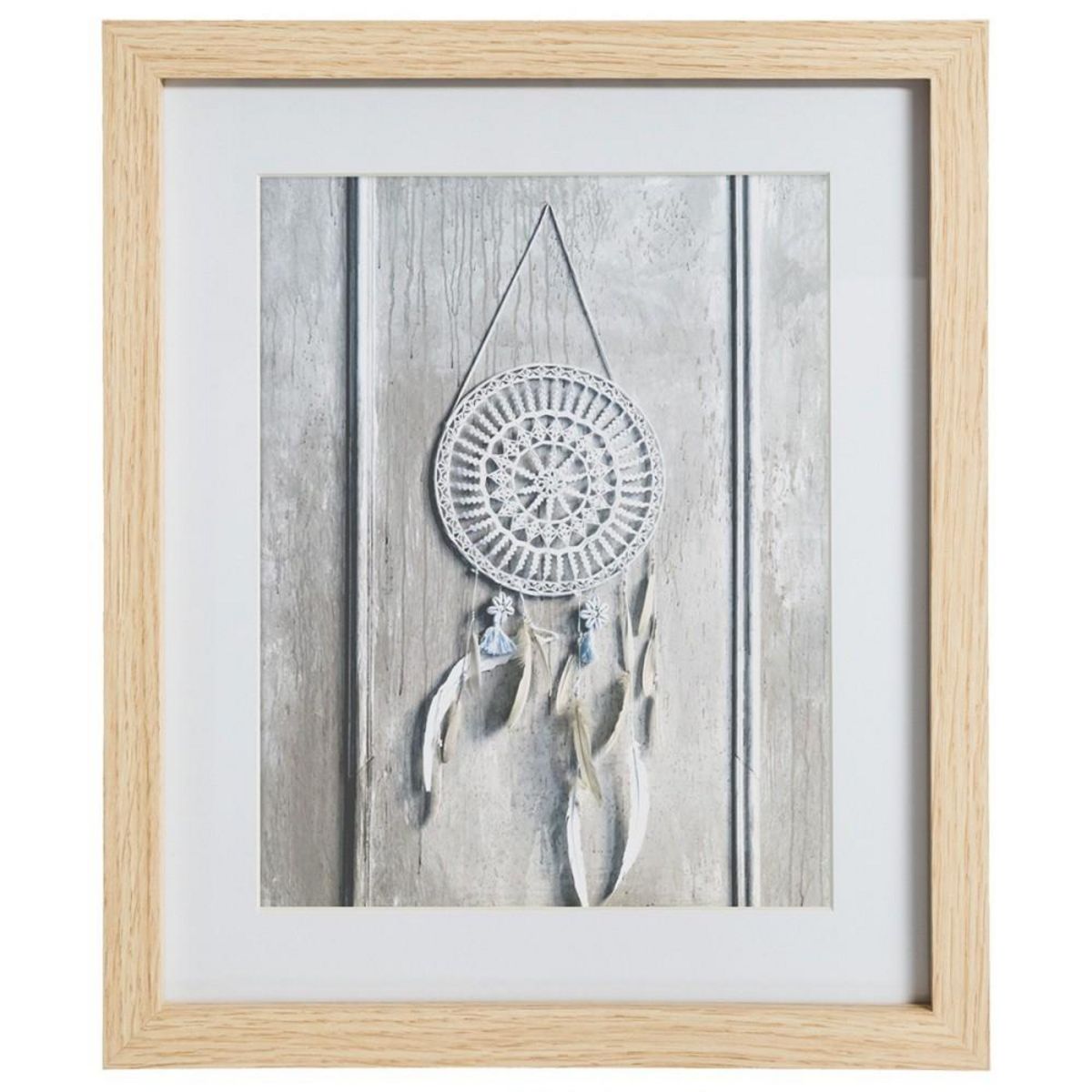 ATMOSPHERA Set de 5 cadres photos naturel ethnique