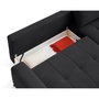 Voir la diapositive 6 : LISA DESIGN Rimini - canapé d'angle droit 4 places convertible avec coffre en tissu texturé