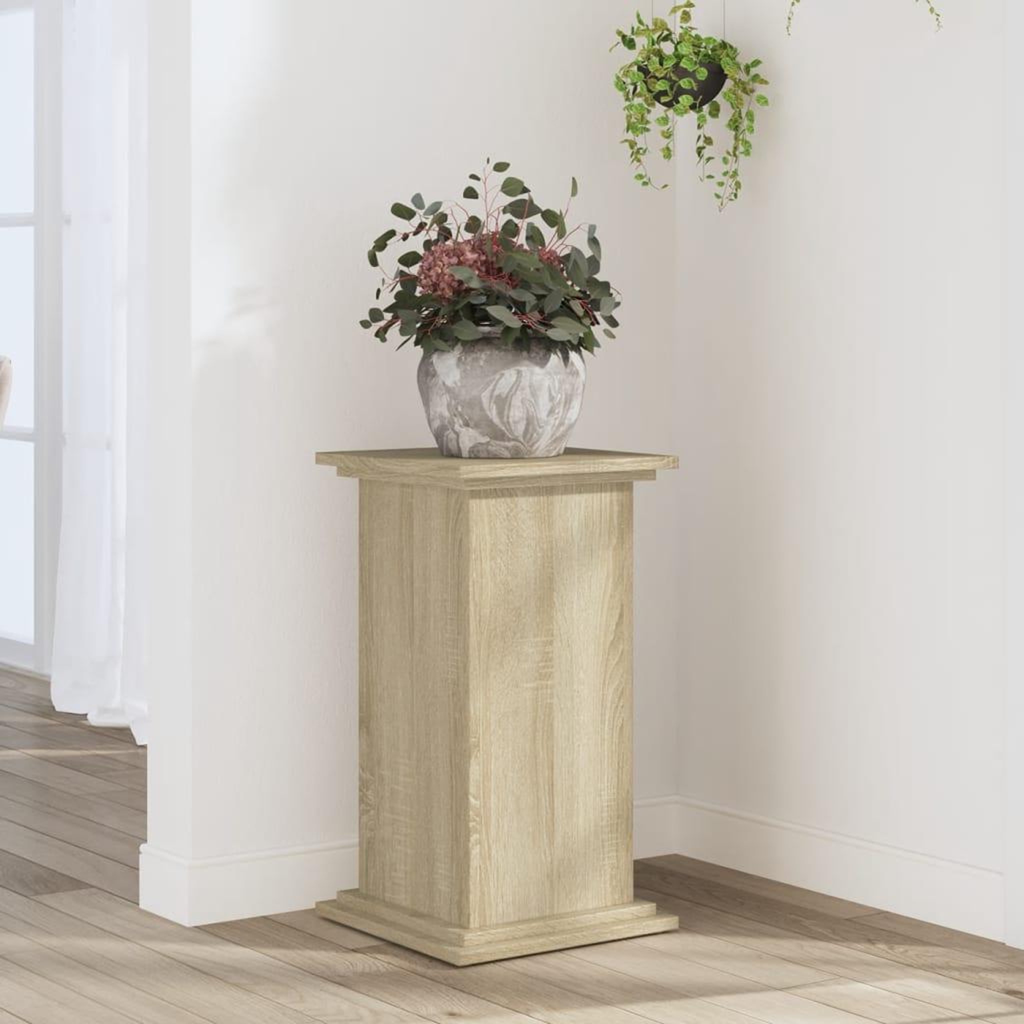VIDAXL Support pour plantes chene sonoma 33x33x60 cm bois d'ingenierie