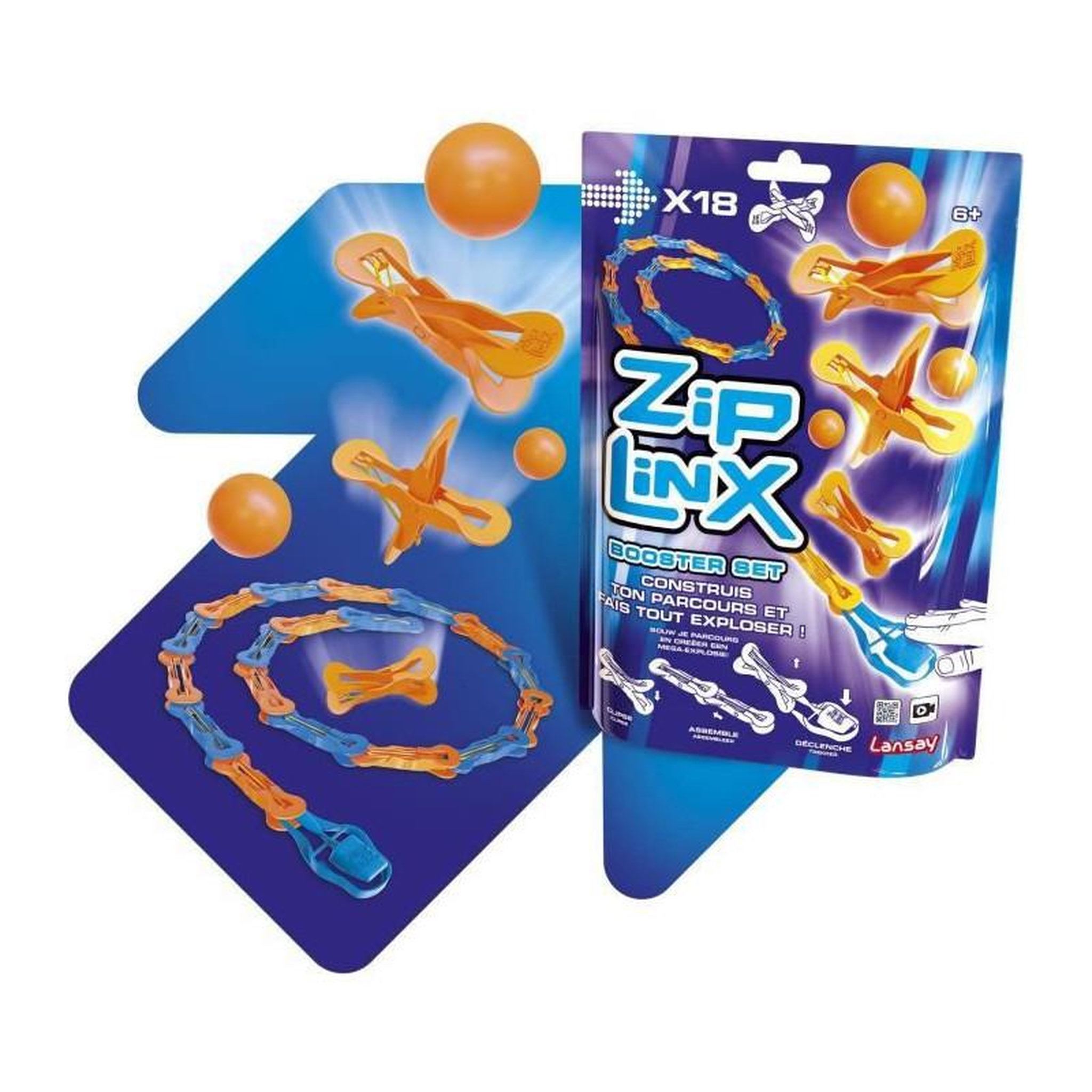 Voir la diapositive 1 : LANSAY LANSAY - Ziplinx Booster Set