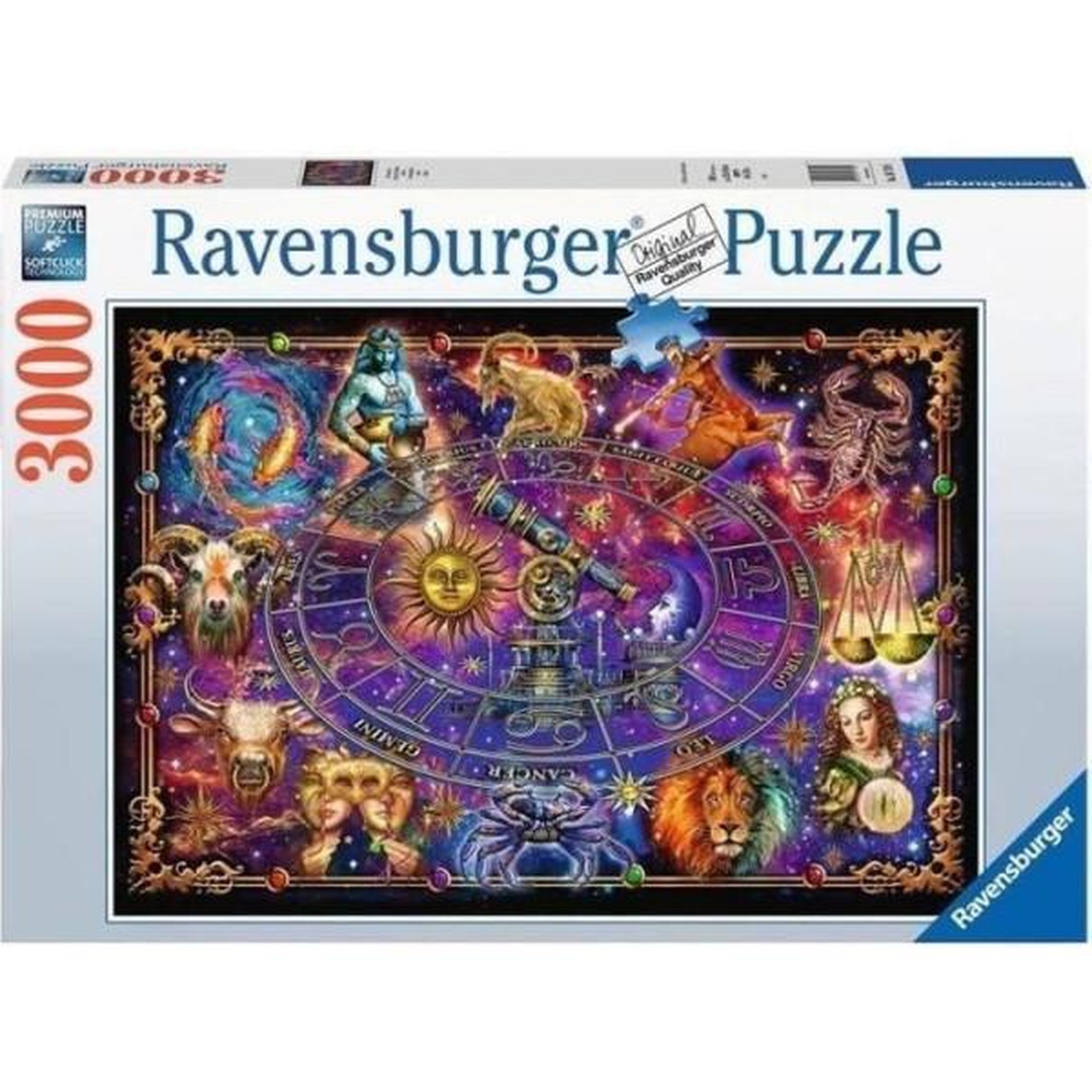 Voir la diapositive 2 : RAVENSBURGER Puzzle 3000 pieces signes du zodiaque, puzzle adultes, animaux, corps humain & nature, espace, des 14 ans, 16718, ravensburger