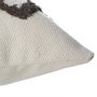 Voir la diapositive 4 : ATMOSPHERA Housse de Coussin Tuftée  Etnik II  40x40cm Gris