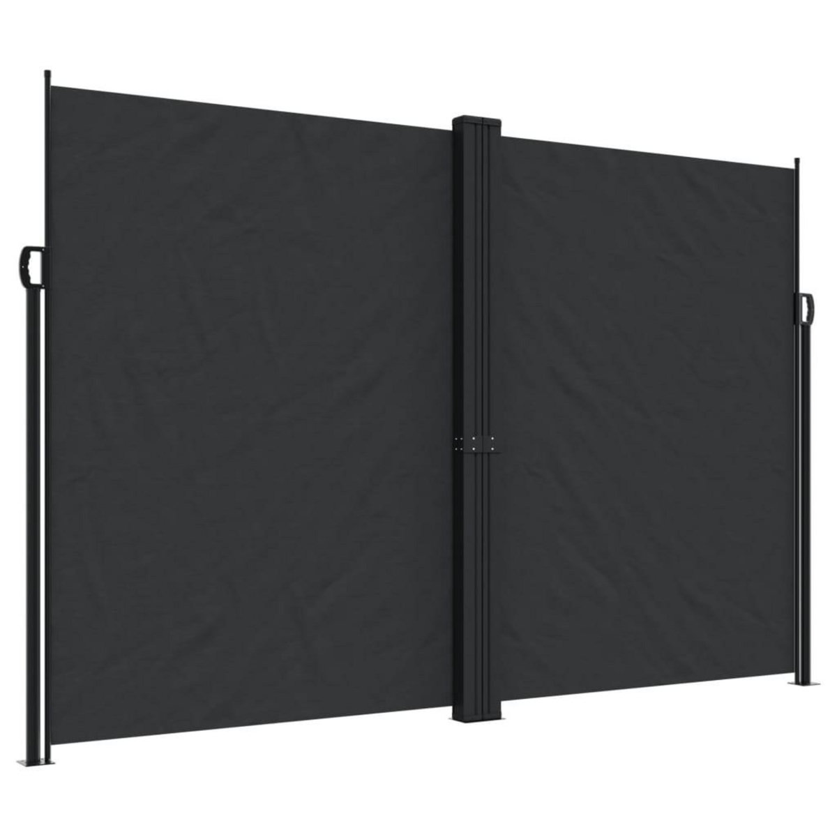 VIDAXL Auvent lateral retractable noir 220x1000 cm