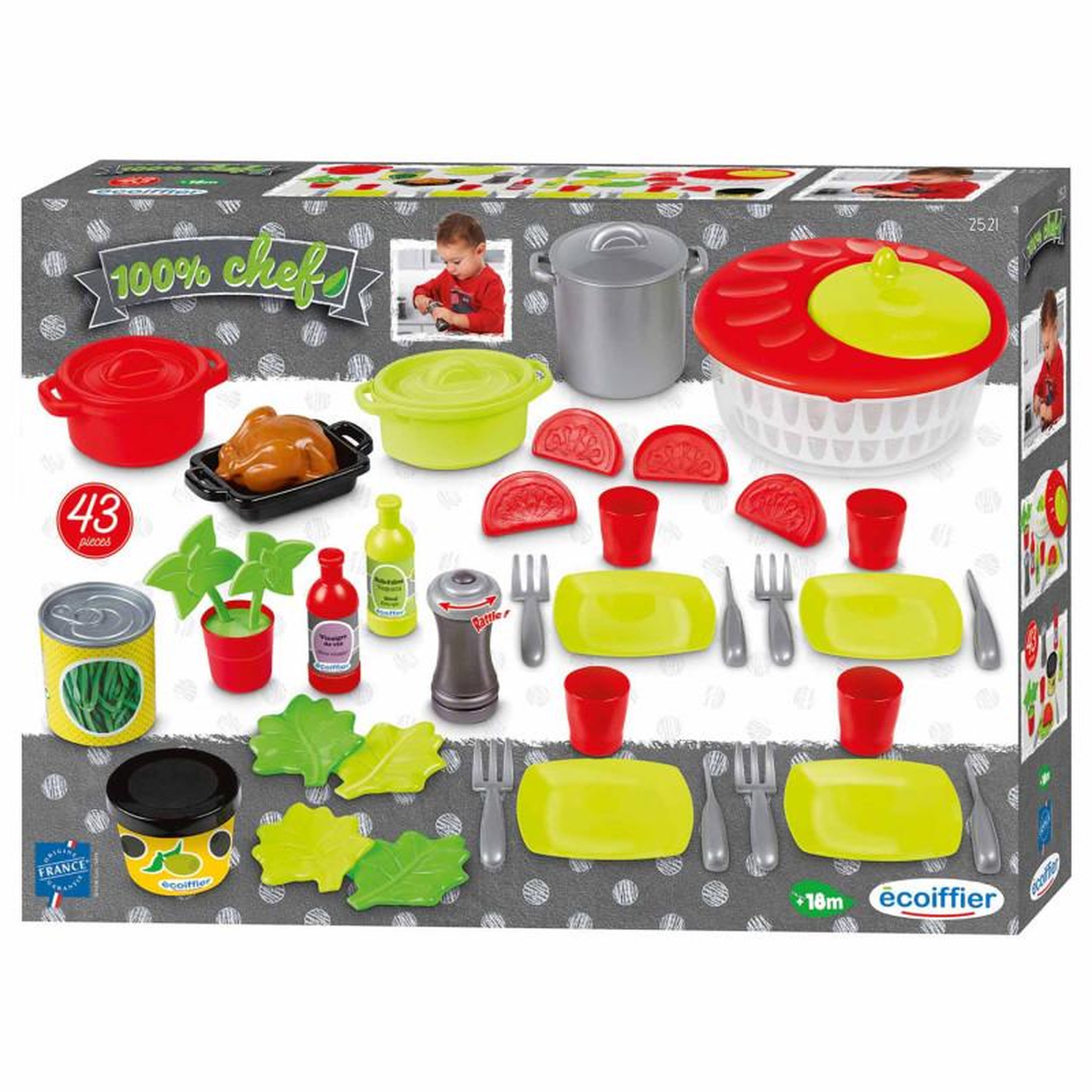 Ecoiffier Ecoiffier - Coffret cooking