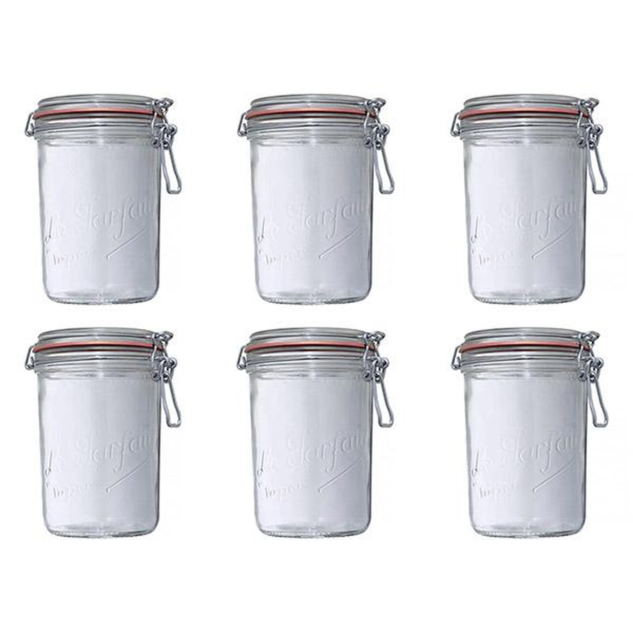 Le parfait Lot de 6 bocaux à terrine 1kg - 909154