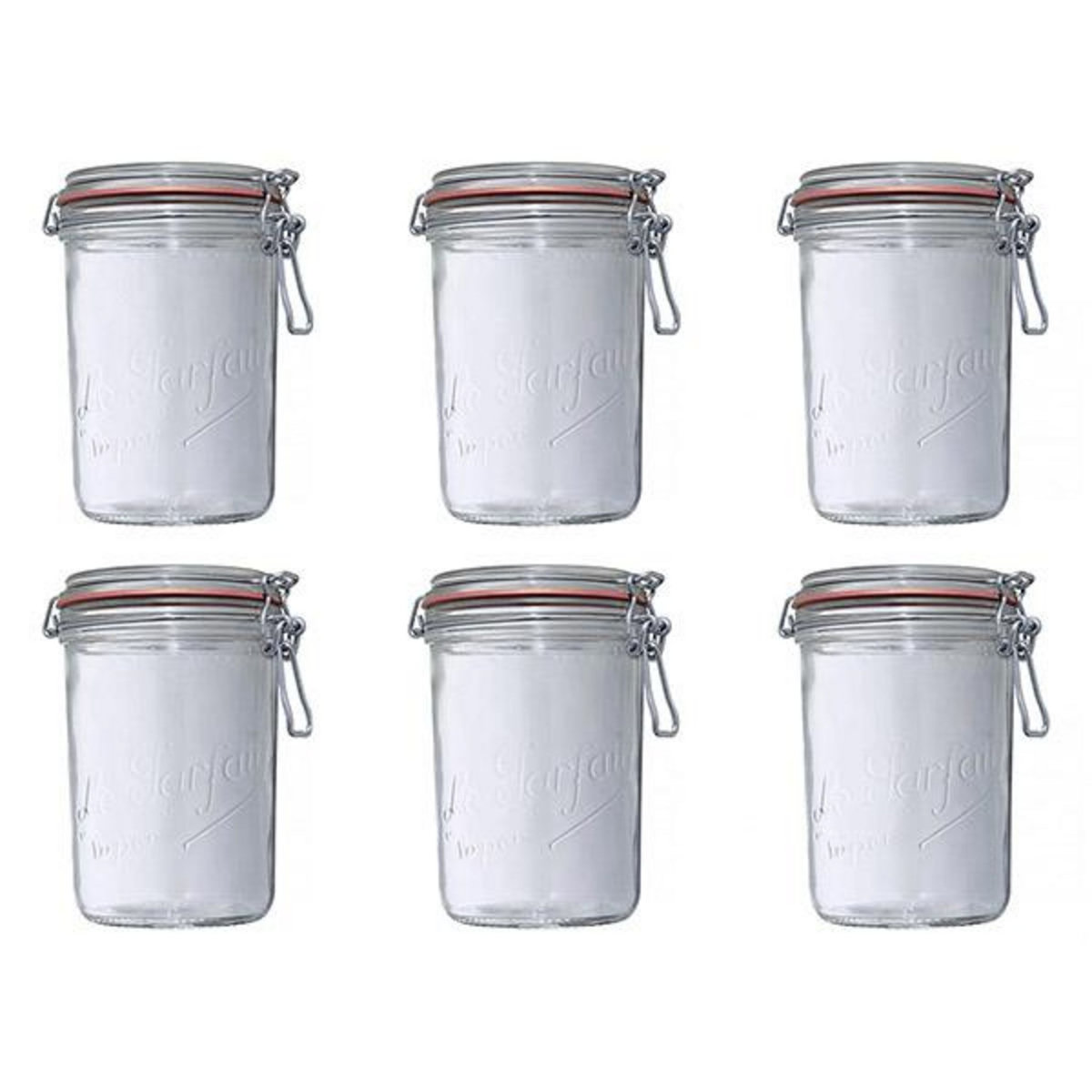 Le parfait Lot de 6 bocaux à terrine 1kg - 909154