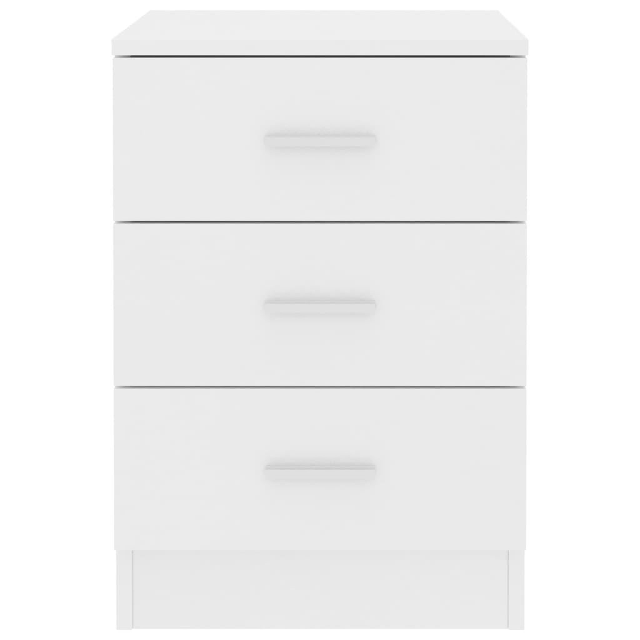 Voir la diapositive 4 : VIDAXL Table de chevet Blanc 38 x 35 x 56 cm Bois d'ingenierie