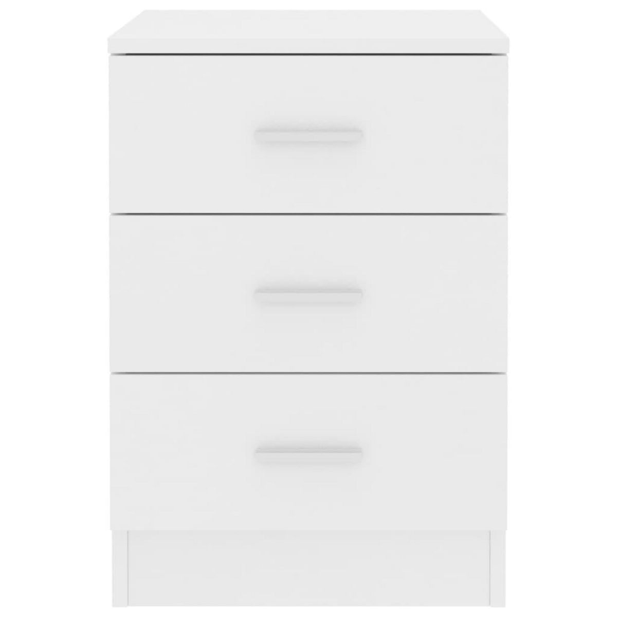 VIDAXL Table de chevet Blanc 38 x 35 x 56 cm Bois d'ingenierie