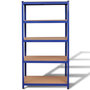 Voir la diapositive 3 : VIDAXL Etagere de rangement 2 pcs Bleu