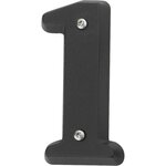 CENTRALE BRICO Chiffre 1 en zamak mat H.8 x l.4.5 cm