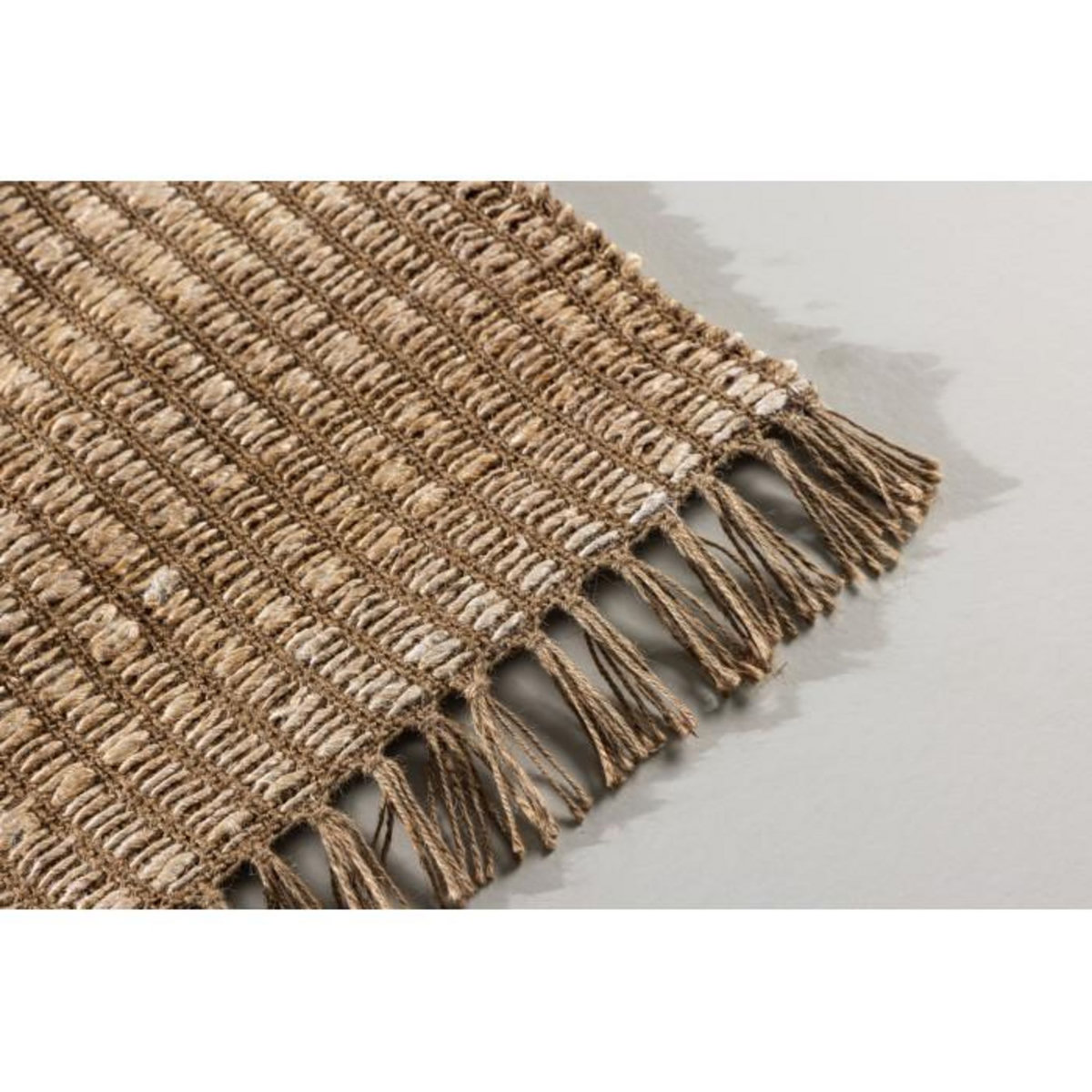 Paris Prix Tapis Déco en Jute  Marcie  200x290cm Naturel