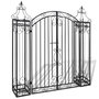Voir la diapositive 1 : VIDAXL Portillon ornemental de jardin Fer forge 122 x 20,5 x 134 cm