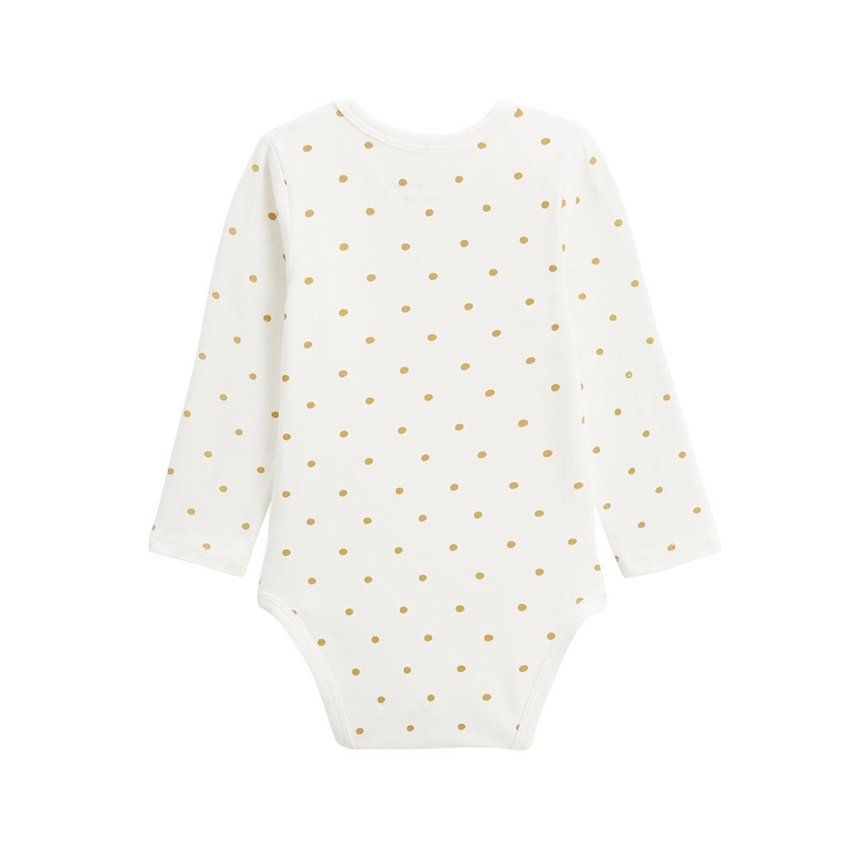 Petit Béguin Lot de 3 bodies bébé manches longues Misty