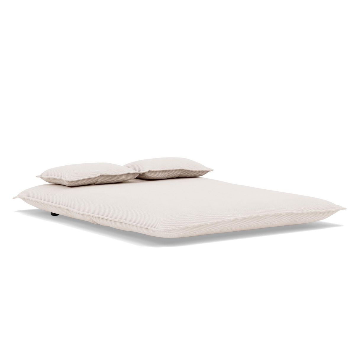 BEST MOBILIER Candice - banquette 2 places convertible clic-clac en velours côtelé