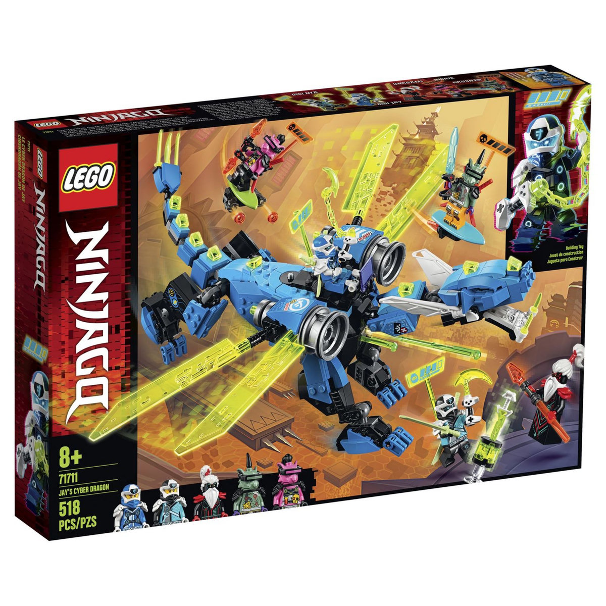 LEGO Ninjago 71711- Le Cyber Dragon de Jay