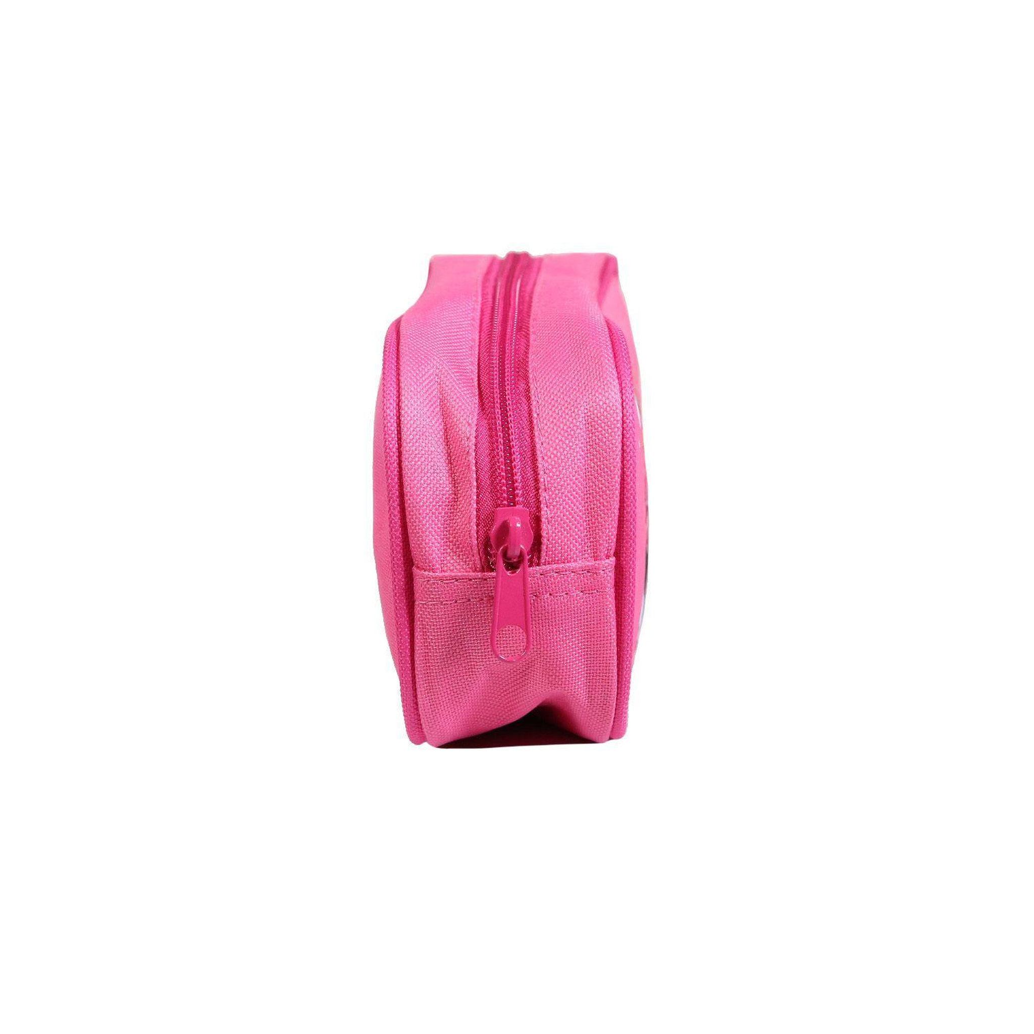 Voir la diapositive 3 : Bagtrotter BAGTROTTER Trousse scolaire rectangulaire Disney Minnie Rose Fun