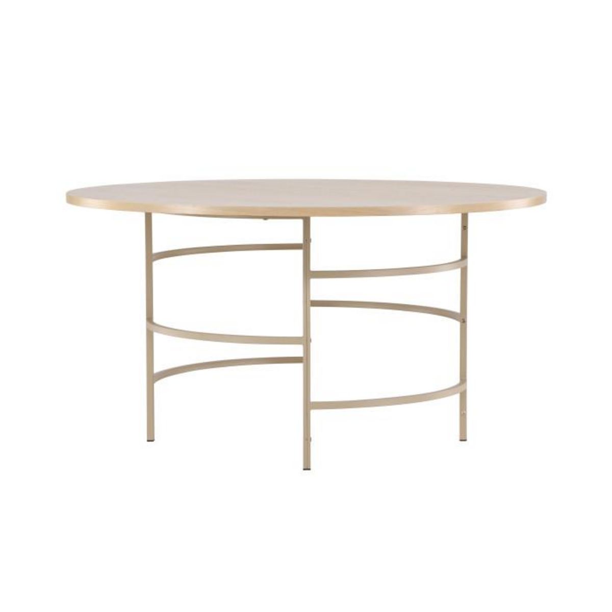 Paris Prix Table à Manger Ronde  Copenhagen  140cm Beige