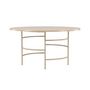 Voir la diapositive 2 : Paris Prix Table à Manger Ronde  Copenhagen  140cm Beige