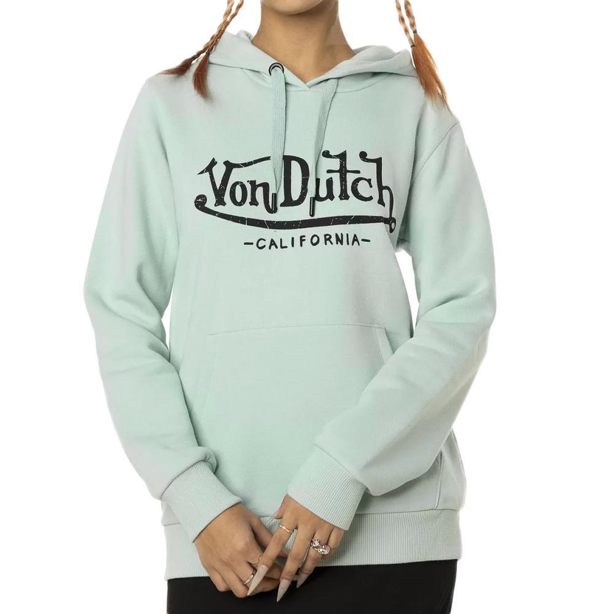 VON DUTCH Sweat Vert Femme Von Dutch Bei. Coloris disponibles : Vert