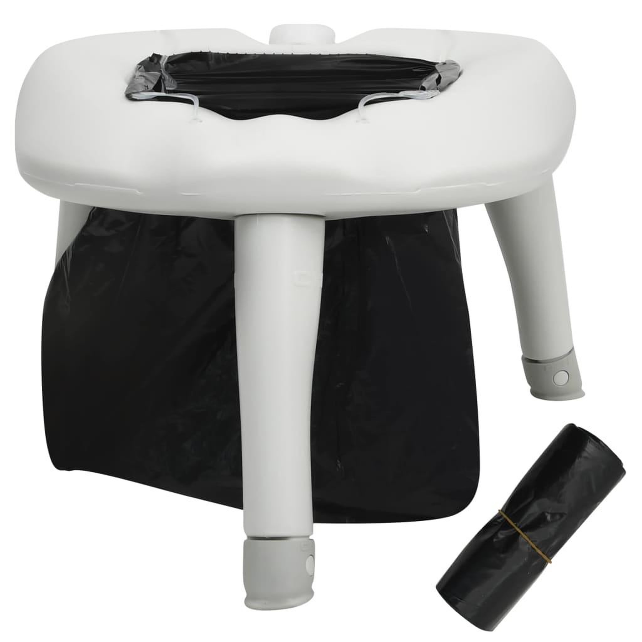 Voir la diapositive 2 : VIDAXL Toilette de camping avec sacs 200 kg