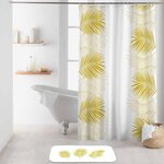 Paris Prix Rideau de Douche Imprimé  Orbella  180x200cm Blanc