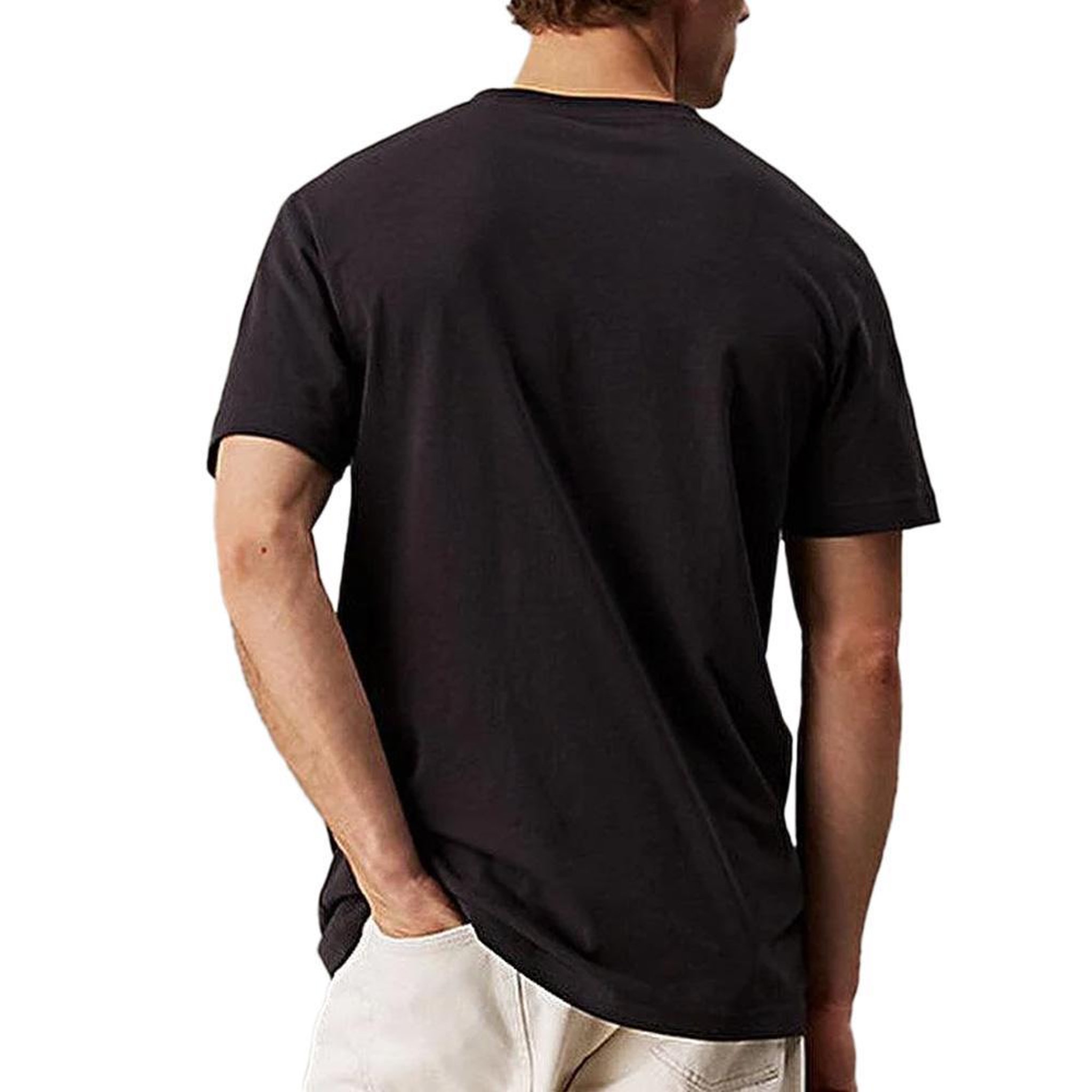 Voir la diapositive 2 : CALVIN KLEIN JEANS T Shirt  Homme Calvin Klein Jeans Calvin Klein Label Phantom