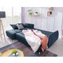Voir la diapositive 3 : BEST MOBILIER Lena - canapé d'angle réversible convertible - 4 places - style scandinave