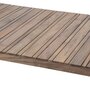 HESPERIDE Table de jardin en bois 6 Personnes - L. 160 x H. 75 cm - Beige