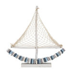 Paris Prix Bateau Voilier Déco en Bois  Tanoak  45cm Multicolore