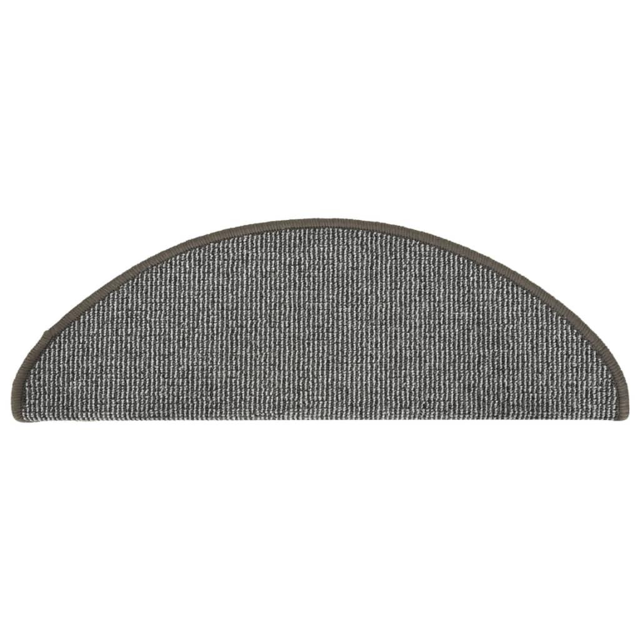 Voir la diapositive 5 : VIDAXL Tapis de marches d'escalier 15 pcs Gris 65x21x4 cm