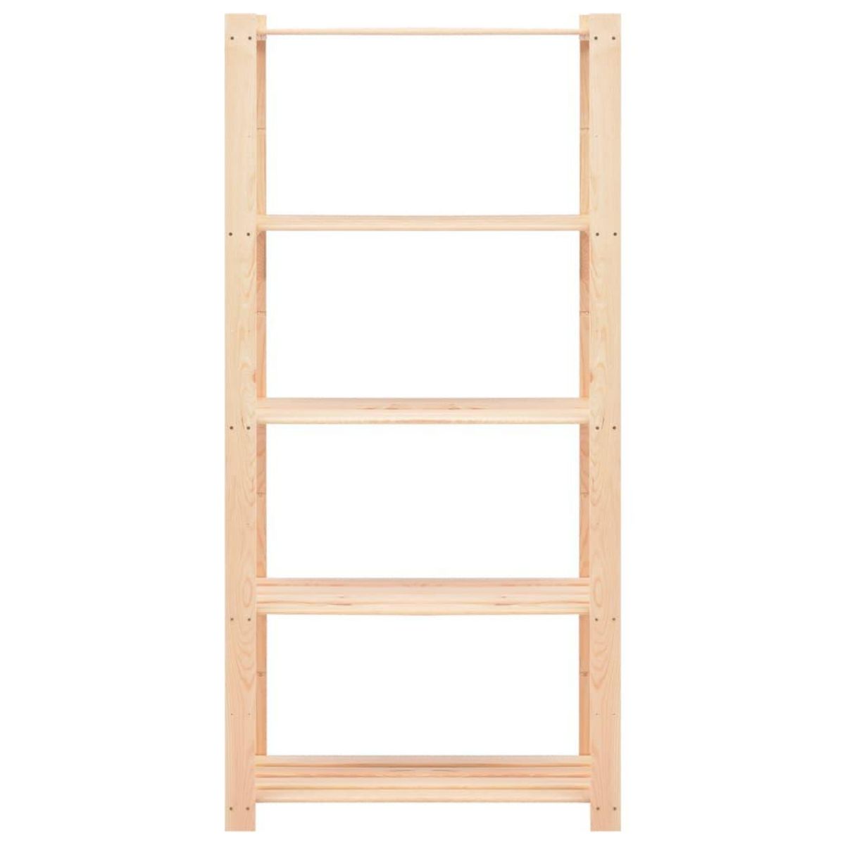 VIDAXL Etageres de rangement a 5 niveaux 10pcs 80x38x170 cm Pin 250 kg