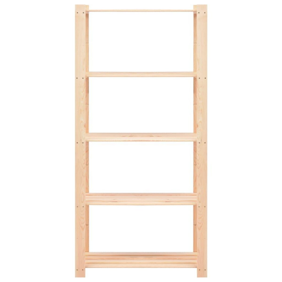 VIDAXL Etageres de rangement a 5 niveaux 10pcs 80x38x170 cm Pin 250 kg