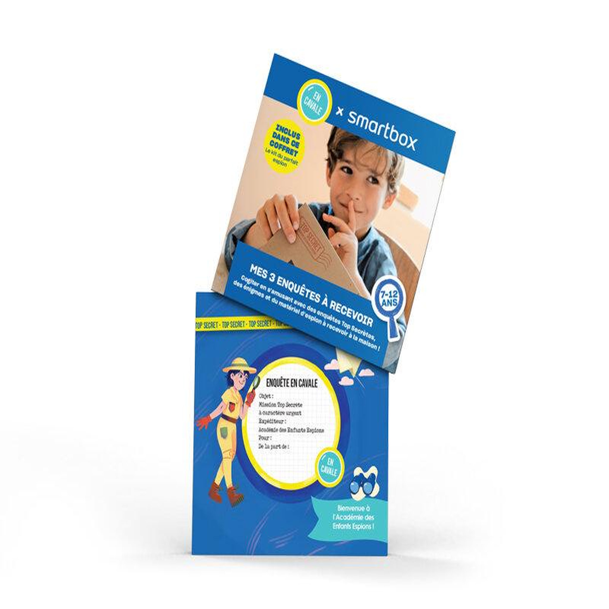 Voir la diapositive 2 : Smartbox 3 enquêtes pour un enfant de 7 à 12 ans à recevoir à la maison - coffret cadeau multi-thèmes