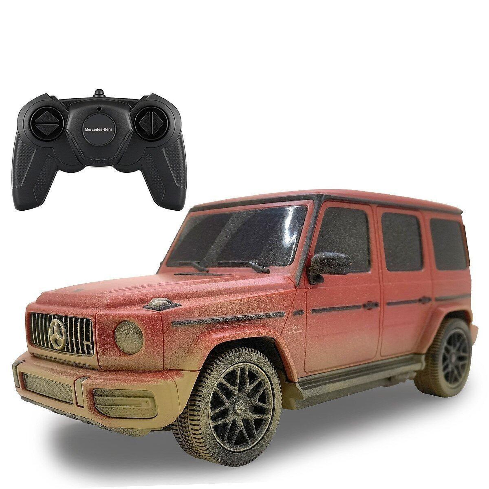 Jamara Voiture télécommandée mercedes-amg g63 1:24 muddy 2,4ghz)