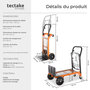 Voir la diapositive 6 : tectake Diable 2-en-1 2-en-1 orange