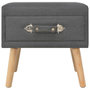 Voir la diapositive 5 : VIDAXL Tables de chevet 2 pcs Gris foncé 40x35x40 cm Tissu