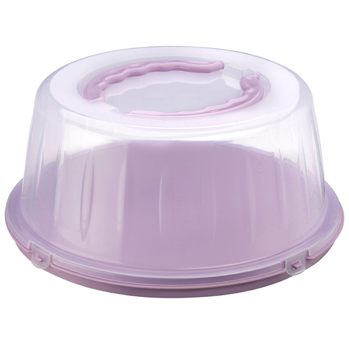 Boîte à gâteau ronde en plastique