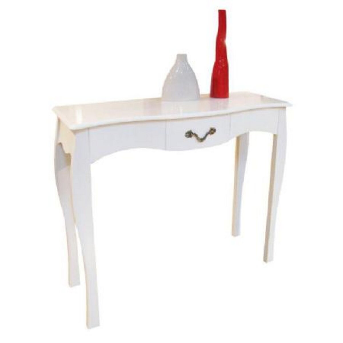 Table console laquée blanche - MURANO