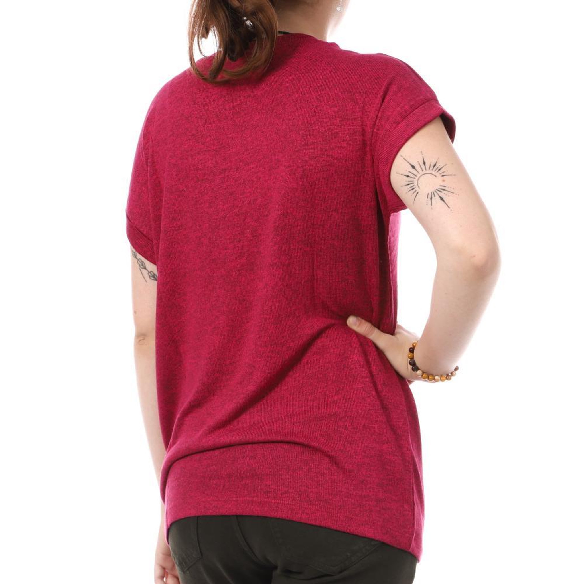 Voir la diapositive 2 : Vero Moda T Shirt Fushia Femme Vero Moda Brianna