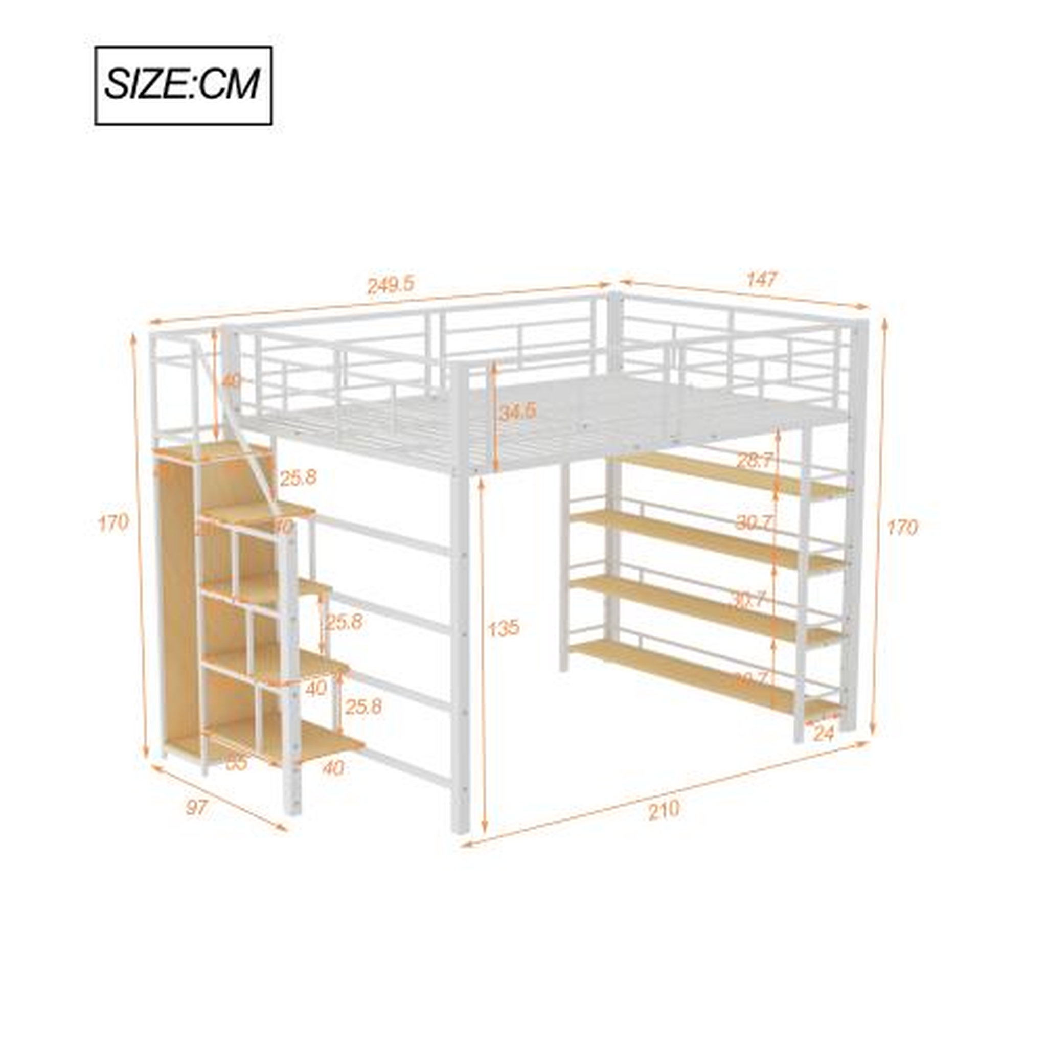 Voir la diapositive 3 : MERAX Lit mezzanine