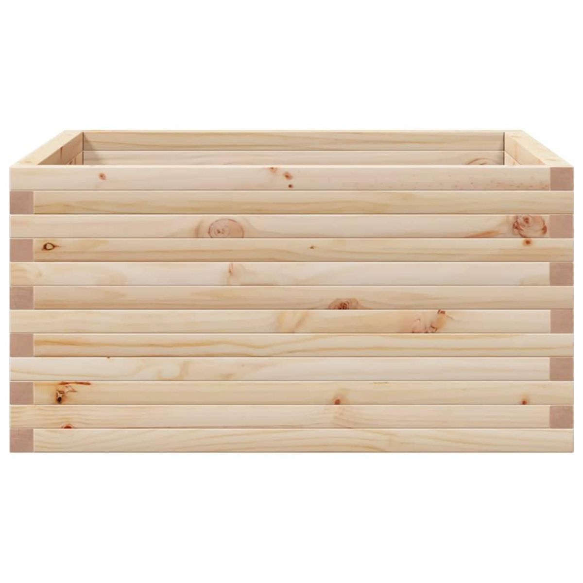 VIDAXL Jardiniere 90x90x46 cm bois de pin massif