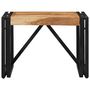 Voir la diapositive 2 : VIDAXL Table basse 50x50x35 cm bois massif d'acacia