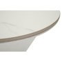 Voir la diapositive 3 : Paris Prix Table d'Appoint Effet Marbre  Alana  63cm Blanc