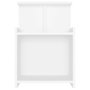 Voir la diapositive 4 : VIDAXL Tables de chevet 2 pcs Blanc 40x35x60 cm Agglomere