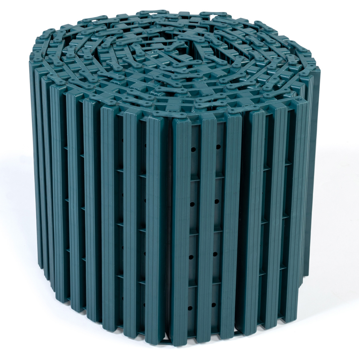 ID MARKET Chemin de potager 5M déroulable en plastique vert pour jardin