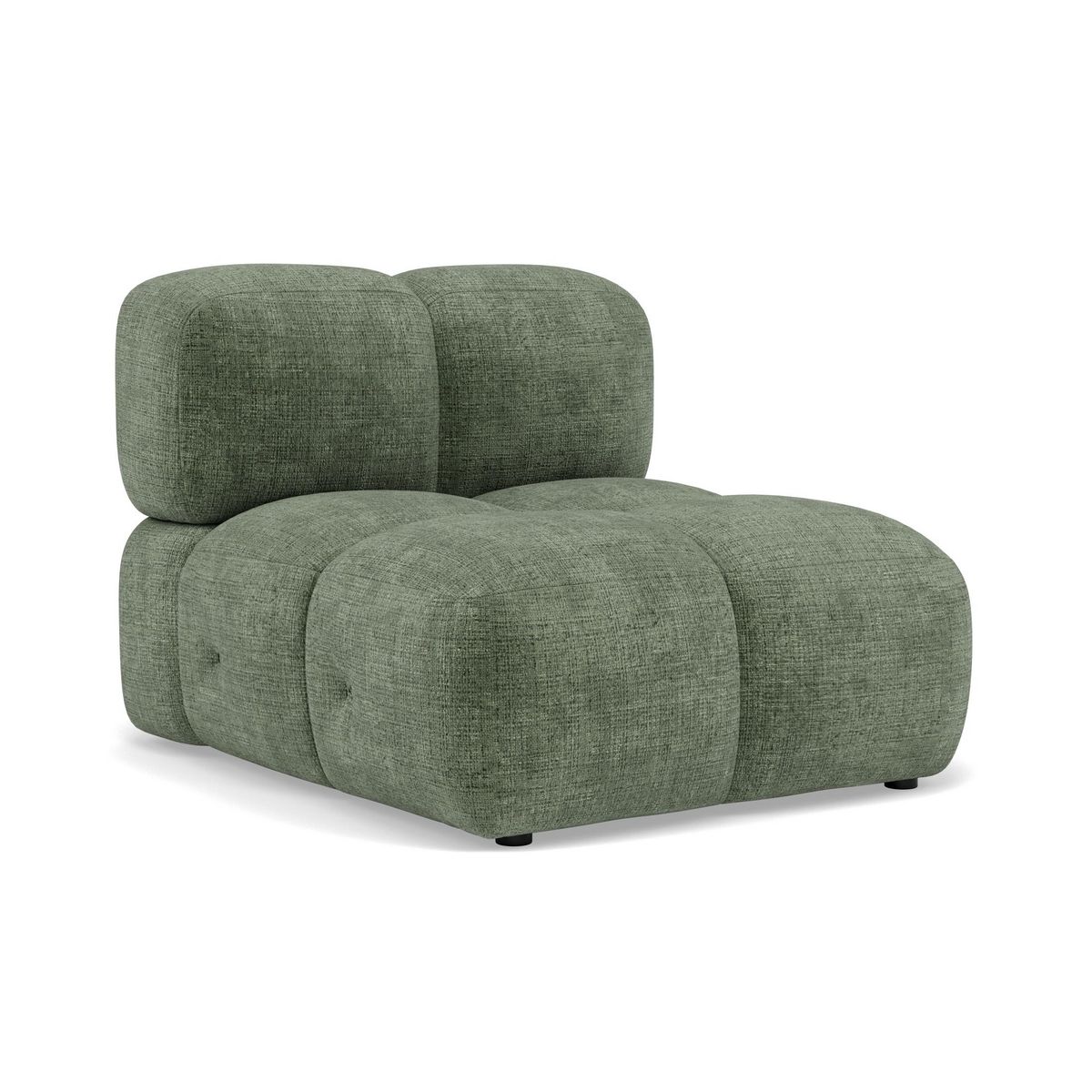 LISA DESIGN Grace - module d'assise en velours texturé