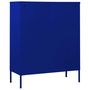 Voir la diapositive 5 : VIDAXL Commode Bleu marine 80x35x101,5 cm Acier